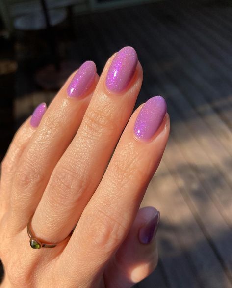 Cirque Colors (@cirquecolors) • Instagram photos and videos Dark Pink Jelly Nails, Bright Purple Nails Design, Jelly Nails Purple, Purple Jelly Nails Short, Ube Jelly, Purple Jelly Nails, Purple Pink Nails, Jelly Sandwich Nails, Purple Sparkly Nails