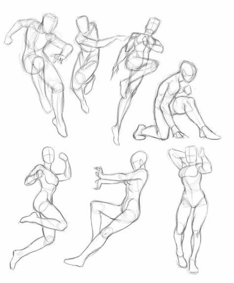 Heroic Poses Reference, Manga Practice, Body Reference Drawing, Figure Sketching, 캐릭터 드로잉, Poses References, Figure Drawing Reference, Anime Drawings Tutorials, Anatomy Art