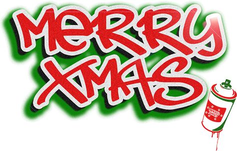 Merry Xmas (Christmas) Graffiti Lettering • Also buy this artwork on stickers, apparel, phone cases, and more. Christmas Graffiti, Graphic Print Top, Tops Graphic, Married Christmas, Graphic Tops, Graffiti Lettering, Merry Xmas, Print Top, Christmas Spirit