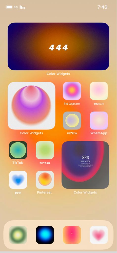 #ios #homescreen #aura #colore #iphone #aesthetic #444 Aesthetic 444, Ios Screen, Ios Homescreen, Wallpaper Ios, Iphone Wallpaper Ios, Iphone Aesthetic, Screen Saver, Aurora, Aura