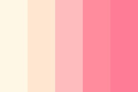 strawberry peach lemonade Color Palette