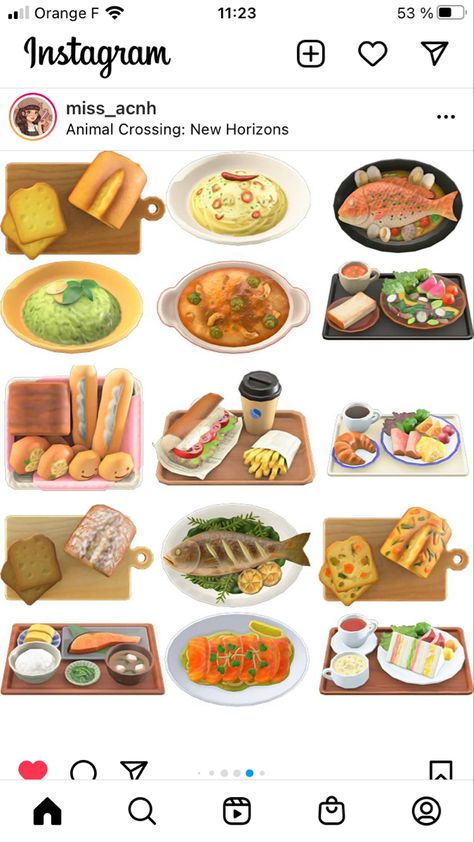 Animal Crossing Food, Acnh Items, Cooking Mama, Leaf Projects, Animal Crossing Game, Game Food, Food Drawing, Miniature Food, Art Block