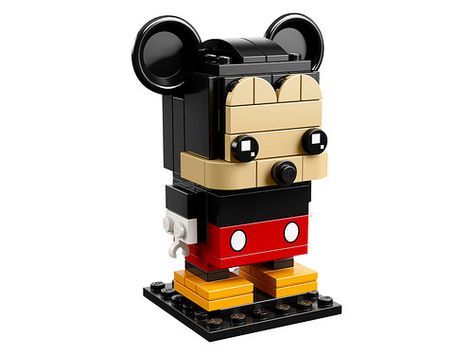 LEGO BrickHeadz's Mickey Mouse is, IMO, one of the cutest yet! Disney Lego Sets, Lego Mickey Mouse, Lego Website, Best Lego Sets, Lego Brickheadz, Lego Shop, Classic Disney Characters, Lego System, Lego Lovers