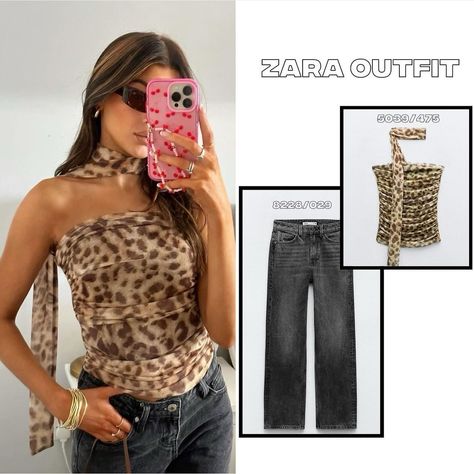 🤍ZARA OUTFIT Articlenumbers: 🤍Top: 5039/475 🤍Jeans: 8228/029 #fashion #fashionstyle #leopard #leopardprint #girl #woman #outfit #outfits #haul #style #zara #zaraoutfit #zarawoman #trendingreels #trending #trendingclothes #inspo #inspiration #fypage #foryou #explorepage #explore #utforska Zara Top Outfit, Woman Outfit, Leopard Top, Zara Outfit, Zara Tops, Zara Women, Leopard Print, Night Out, Zara