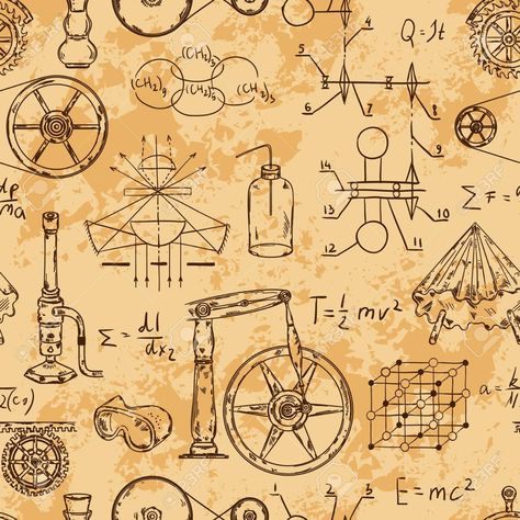 Physics Background Design, Physics Background, Physics Wallpaper, Physics And Chemistry, Chemistry Posters, Kertas Vintage, Physics Projects, Science Icons, Vintage Science