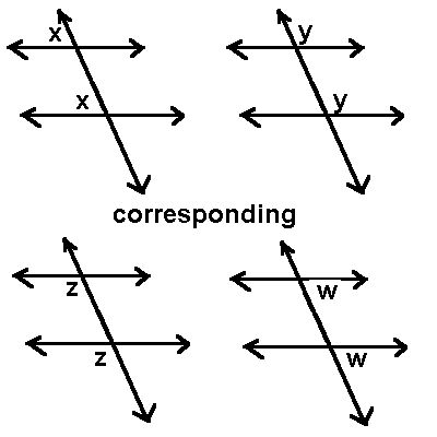 parallel lines cut by a transversal, corresponding angles, anternate interior angles, alternate exterior angles Alternate Interior And Exterior Angles, Parallel Lines Cut By A Transversal, Congruent Angles, Corresponding Angles, Maths Help, Alternate Interior Angles, Alternate Angles, Exterior Angles, Angles Worksheet