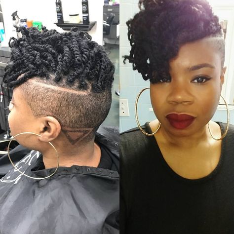 Shaved Side, Braids With Shaved Sides, Tapered Sides, Shaved Side Hairstyles, Shaved Hair Designs, Tapered Natural Hair, Natural Hair Cuts, Tapered Hair, Mohawks