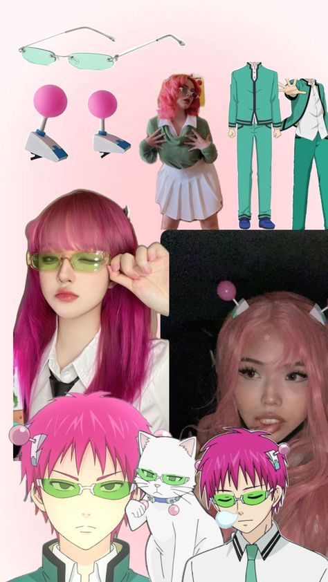 Female Saiki Cosplay, Saiki K Costume, Saiki K Cosplay, Saiki K, Art Poses, Girl Costumes, Halloween Costume, Halloween Costumes, Fashion Inspo