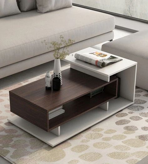 Kiosk Coffee Table in Choco Walnut Colour Centre Table Living Room Decor, Table Living Room Decor, Centre Tables, Centre Table Living Room, Interior Room Decoration, Coffee Table Design Modern, Interior Decorating Living Room, Office Table Design, Balcony Grill Design