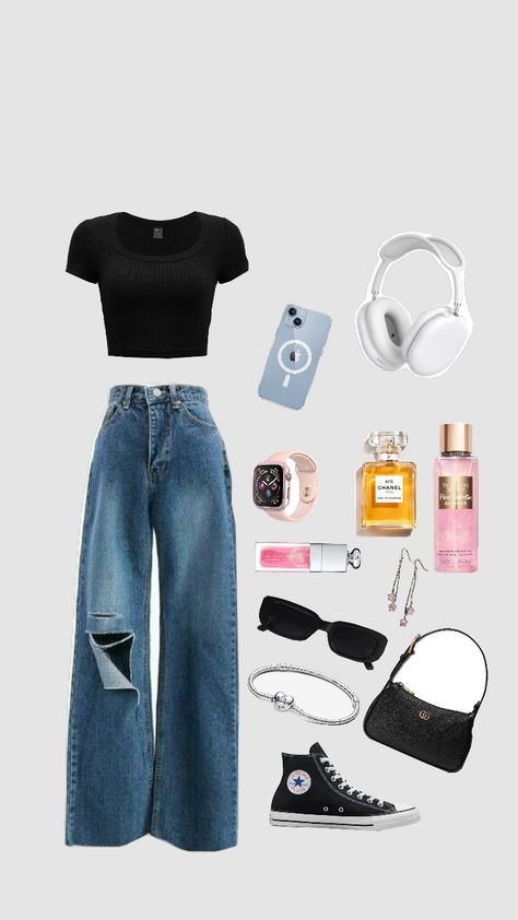 Simple Outfits For School, Cute Simple Hairstyles, High School Outfits, Outfit Inspo Casual, Trendy Outfits For Teens, Tomboy Style Outfits, Cute Preppy Outfits, Trendy Fashion Outfits, Tomboy Fashion