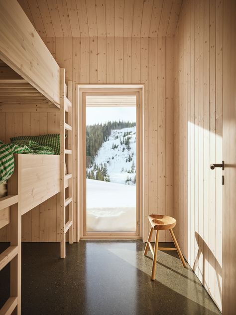 Gallery of Mylla Winter Cabin / Fjord Arkitekter - 15 Modern Wooden Cabin, Cool Retail, Architecture Design Competition, Wooden Cabin, Geothermal Energy, Landscape And Urbanism, Winter Cabin, Passive House, Cultural Architecture