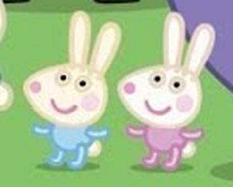 Rosie and Robbie Rabbit | Peppa Pig Wiki | Fandom Peppa Pig Memes, Rebecca Rabbit, Pepper Pig, Peppa Pig Funny, Glitter Party Dress, Pig Character, Fraternal Twins, Ruffle Bodycon Dress, Party Dress Women