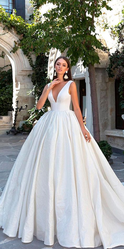 Simple Wedding Dresses, Princess Bridal, Wedding Dress Guide, Wedding Dresses 2018, White Wedding Dress, Elegant Bride, فستان سهرة, Princess Wedding Dresses, Princess Wedding