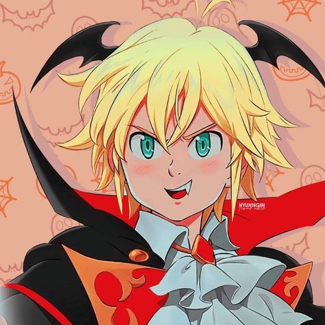 Meliodas And Elizabeth, Halloween Makeup Scary, Seven Deadly Sins Anime, Anime Expressions, 7 Deadly Sins, Halloween Icons, Picture Icon, Manga Icon, Anime Wall Art