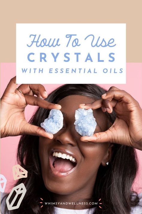 I am often asked how to use crystals and how to pair them with essential oils, so this is a little guide to help you get started! There’s lots of great information in this post, but here’s this most important thing to know: using crystals with essential oils feels overwhelming, but only at first. The more you practice, the more comfortable you will feel using them! Oil Safe Crystals, Crystals And Their Uses, Creative Crystals, Crystal Diffuser, Guide To Crystals, Crystal Products, What Are Crystals, Voodoo Magic, Spiritual Home