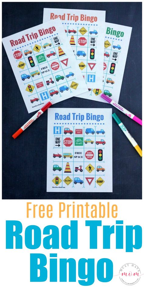 Car Bingo, Printable Road Trip Games, Road Trip Printables, Travel Bingo, Road Trip Bingo, Printable Road, Free Games For Kids, Road Trip Activities, Online Games For Kids