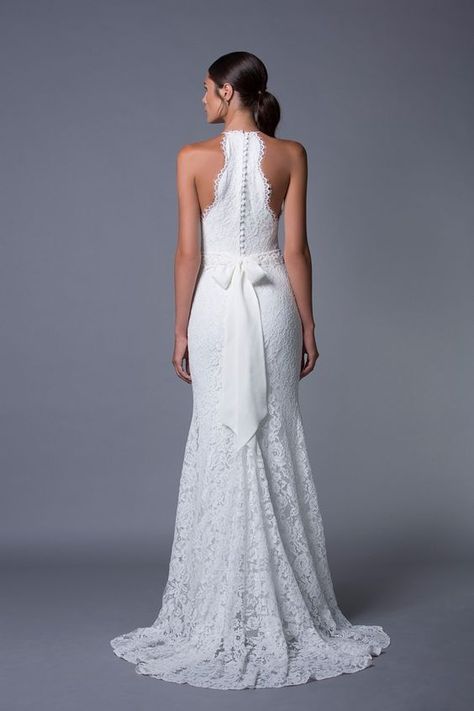 Lihi Hod, Chic Vintage Brides, Halter Wedding Dress, Beach Bridal Gown, Bridal Fashion Week, Wedding Dress Trends, Vintage Bride, Perfect Wedding Dress, Elegant Wedding Dress