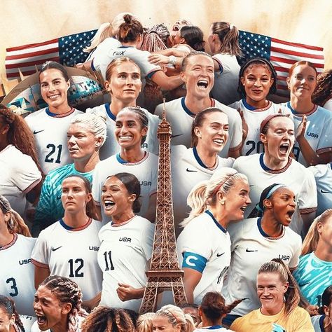 U.S. Soccer WNT on Instagram: "YOUR #PARIS2024 GOLD MEDALISTS 🥇🇺🇸" Emily Sonnett, Us Soccer, August 10, Vision Board, Soccer, Gold, On Instagram, Instagram, Football