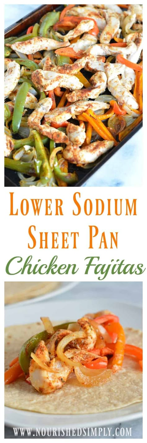 Low Sodium Stuffed Shells, Recipes Low Sodium, Low Sodium Recipes Heart, Ckd Recipes, Sodium Foods, Kidney Friendly Recipes Renal Diet, Salt Free Recipes, Sheet Pan Chicken Fajitas, Heart Healthy Recipes Low Sodium