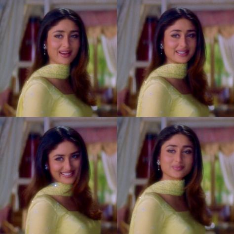 Kareena Kapoor in Main Prem Ki Diwani Hoon Karina Kapoor Aesthetic, Kareena Kapoor 90s Outfits, Young Kareena Kapoor, Kareena Kapoor Khan 90s, Karina Kapoor 90s, Kareena Kapoor 90s, Vintage Indian Fashion, 90s Bollywood Fashion, Kareena Kapoor Pics