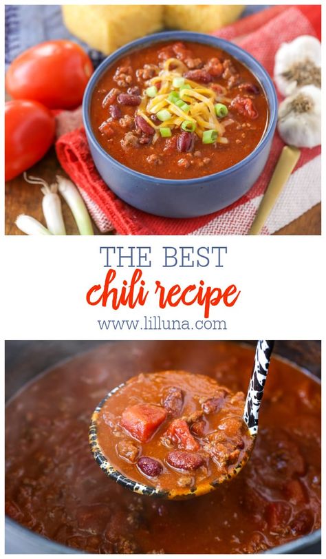 Spicy Beef Chili Recipe, Flavorful Chili Recipe, Traditional Chili Recipe, The Best Chili Recipe, Winning Chili Recipes, Award Winning Chili Recipe, The Best Chili, Chili Chili, Beef Chili Recipe