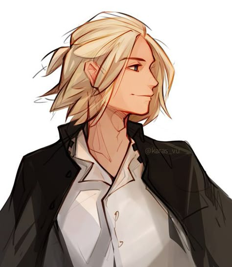 Manjiro Sano Fanart, Random Fanart, Semi Realism, Character Inspiration Male, Boy Character, Blonde Guys, Dnd Art, Arte Inspo, Character Design Male