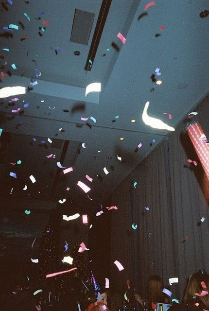 Party Aesthetic, Confetti, I Hope, Tumblr, Instagram