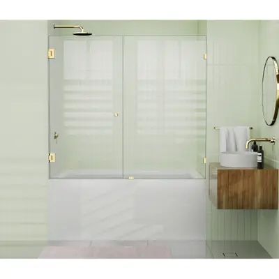 Buy Shower Doors Online at Overstock | Our Best Showers Deals Bathtub Shower Doors, Bath Door, Bathtub Doors, Tub Doors, Frameless Shower Doors, Frameless Shower, Glass Shower Doors, Bathtub Shower, Bathroom Style