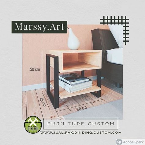 Meja Nakas, Aesthetic Room, Bedside Table, Shelves, Furniture, Quick Saves, Home Decor, Home Décor