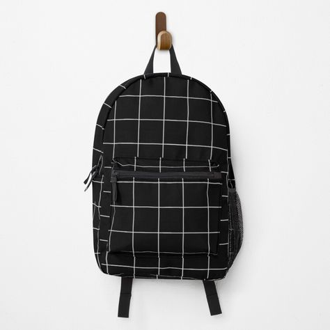 Get my art printed on awesome products. Support me at Redbubble #RBandME: https://www.redbubble.com/i/backpack/White-stripes-by-Inspiredbydavie/57088235.K1KHE?asc=u Aesthetic Backpack, White Grid, White Backpack, Pattern Backpack, Red Backpack, Minimalist Backpack, Black Iphone Cases, Patterned Backpack, Cute Backpacks