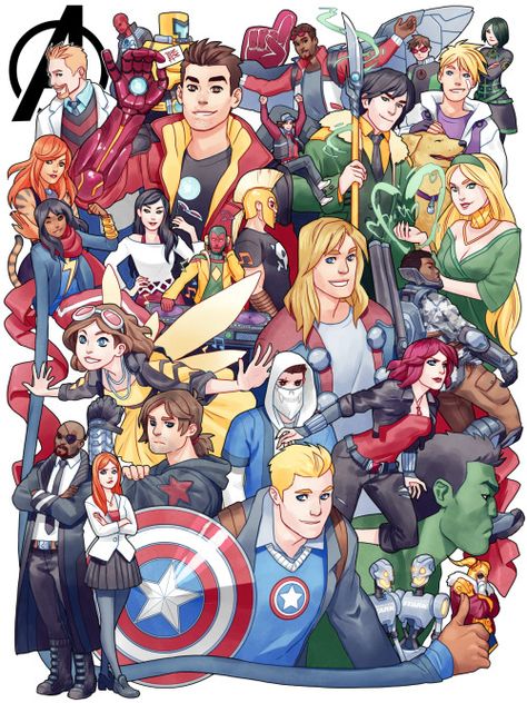 avengers academy | Tumblr Marvel Academy, Marvel Avengers Academy, Avengers Fanart, Avengers Academy, Avengers Cast, Avengers Comics, Marvel Fan Art, Avengers Wallpaper, Marvel Avengers Funny