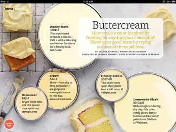 Buttercream @Stacie Arkangel this is a good yellow starting point :) Yellow Kitchen Paint, Yellow Kitchen Cabinets, Bedroom Yellow, Yellow Paint Colors, Beachy Colors, Colors Schemes, Kitchen Colour Schemes, Yellow Paint, Bedrooms Ideas