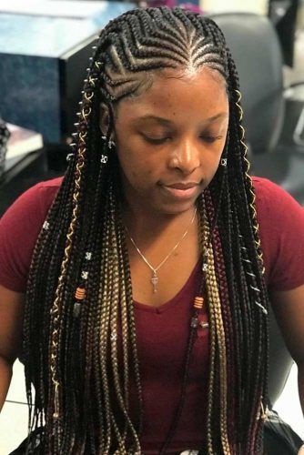 Hip Cornrows Hairstyles And#8211; Braids That Will Never Leave Fashion ★ African Hair Braiding Styles, Braided Cornrow Hairstyles, Girls Hairstyles Braids, Girls Braids, Cornrows Braids, Cornrow Hairstyles, African Braids Hairstyles, Braided Hairstyles For Black Women, Long Braids