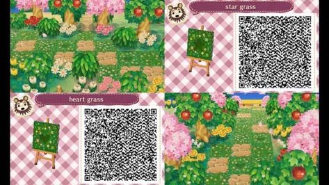 Acnl Qr Codes Paths, Acnh Idea, Acnl Paths, Acnl Qr Codes, Motif Acnl, Animals Tattoo, Animal Crossing 3ds, Animal Crossing New Leaf, Ac New Leaf