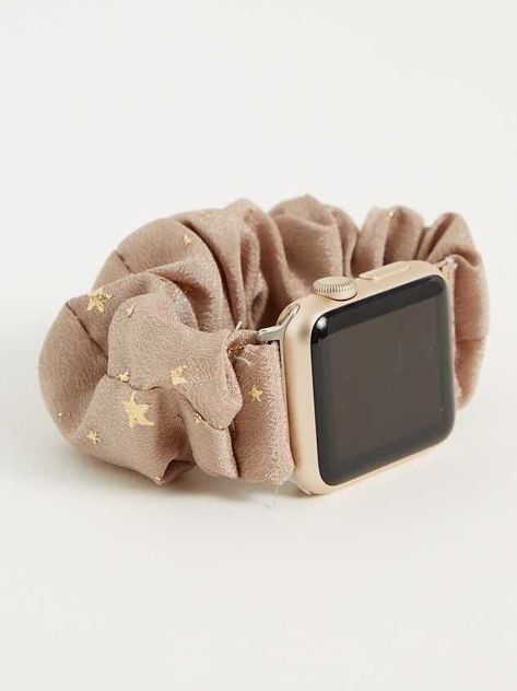 Scrunchie Watch Band, Scrunchie Watch, Aesthetic Watch, Apple Watch Accessories Bands, Movado Womens Watch, Cute Apple Watch Bands, Watches Women Simple, Cartier Watches Women, Dekorasi Halloween