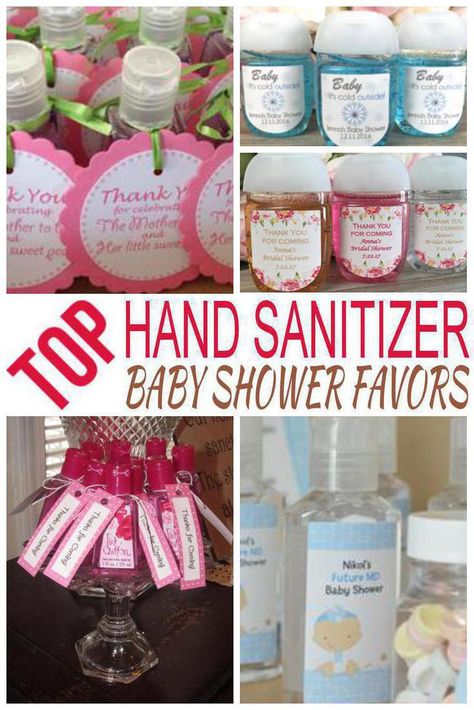 Baby Shower Favors! The best hand sanitizer baby shower favors for new baby boys and girls. Find goodie bags, DIY ideas, cheap, unique, useful and more fun ideas. Find homemade ideas to make that can be used for a co-ed party and that are also neutral. Get amazing baby shower favor ideas now! Hand Sanitizer Baby Shower Favor, Baby Shower Favor Ideas, Baby Shower Favors For Guests, Best Baby Shower Favors, Baby Shower Hand Sanitizer, Baby Shower Gifts For Guests, Shower Prizes, Baby Shower Favors Diy, Baby Pumpkin