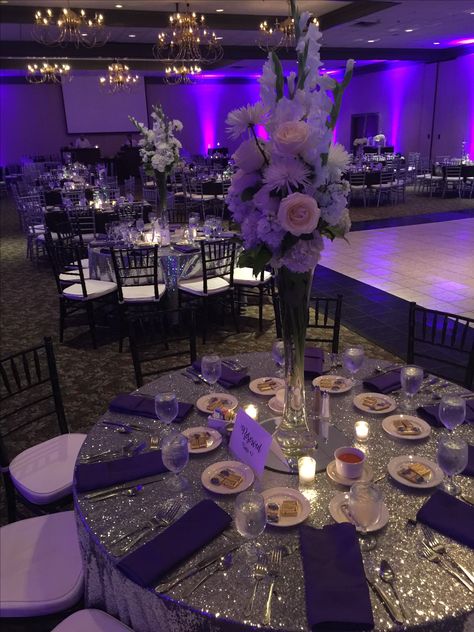 Sweet 16 Venues, Purple Quinceanera Theme, Sweet Sixteen Themes, Sweet 16 Party Planning, Purple Sweet 16, Sweet 16 Party Themes, Quince Decor, Sweet 15 Party Ideas Quinceanera, Sweet 15 Party Ideas