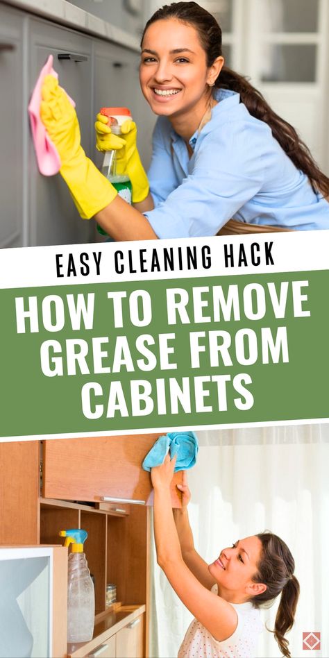 Get rid of greasy cabinets the easy way with this homemade cleaning solution! Simple, effective, and chemical-free, this DIY cleaner makes kitchen maintenance a breeze. Save this pin for an essential household cleaning hack! Cleaner For Kitchen Cabinets, Best Cabinet Cleaner For Grime, Homemade Cabinet Cleaner, Greasy Cabinets How To Clean, Homemade Pledge Cleaner, How To Clean Greasy Cabinets, Cleaning Sticky Kitchen Cabinets, Homemade Household Cleaners, Cupboard Cleaning Solution