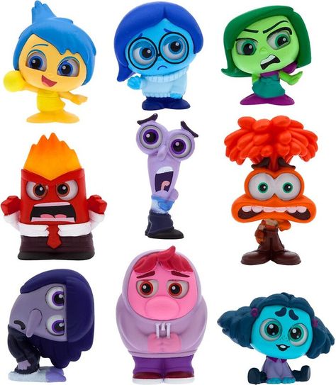 Inside Out 2 Disney Doorables Figure Set Inside Out 2 Movie, Inside Out Toys, New Pixar Movies, Inside Out2, Disney Doorables, Disney Inside Out, Marie Aristocats, Pop Disney, Inside Out 2