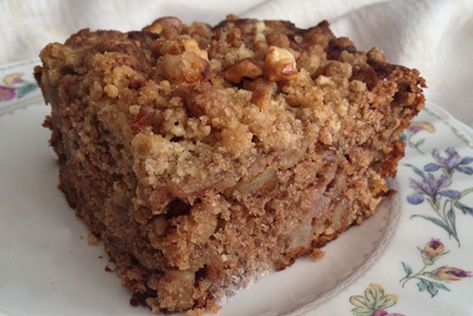 Apple Walnut Coffee Cake | My Imperfect Kitchen Walnut Coffee Cake Recipe, Walnut Coffee Cake, Apple Coffee Cakes, Apple Walnut, Coffee Cake Recipe, Apple Cake Recipes, Plain Jane, Coffee Cake Recipes, Crumb Cake