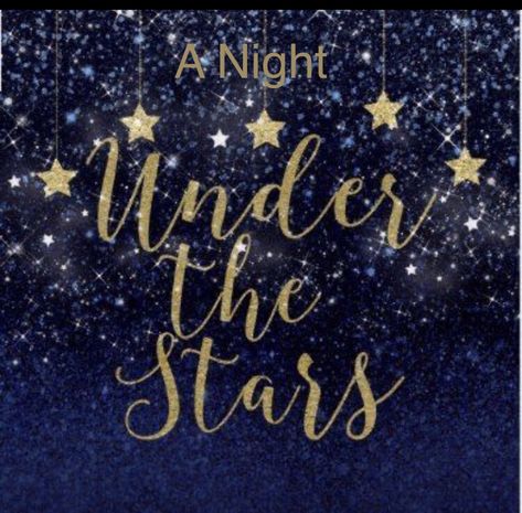 Starry Night Party Theme, Stars Theme Party, Prom Themes Starry Night, Star Party Decorations, Prom Committee, Starry Night Prom, A Night Under The Stars, Stars Wedding, Night Under The Stars