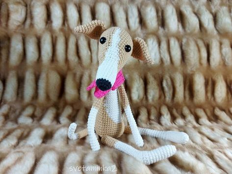 Greyhound Dogs, Greyhound Dog, Animals Pattern, Toys Crochet, Grey Hound Dog, Toy Pattern, Crochet Dog, Italian Greyhound, Hound Dog