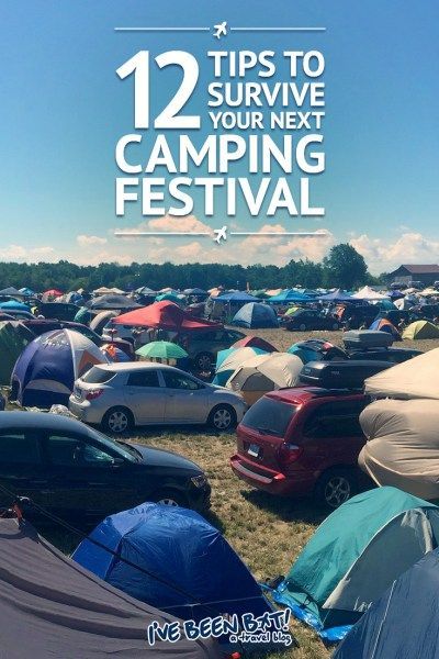 IveBeenBit.ca :: 12 Tips to Survive Your Next Camping Festival | Canada, WayHome, Festival Season, Camping, Travel, Music Festival, Summer | #travel #traveltips #musicfestival #camping #campingfestival #WayHome Music Festival Camping, Summer Camping Outfits, Camping Activities For Kids, Retro Camping, Camping Organization, Camping Photography, Backyard Camping, Festival Camping, Festivals Around The World