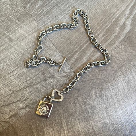 Cute. No Tarnish Or Scuffs. Never Worn. Toggle Clasp Toggle Clasp, Womens Jewelry Necklace, Charm Necklace, Silver Jewelry, Jewelry Necklaces, Women Jewelry, Women Shopping, Silver, Color