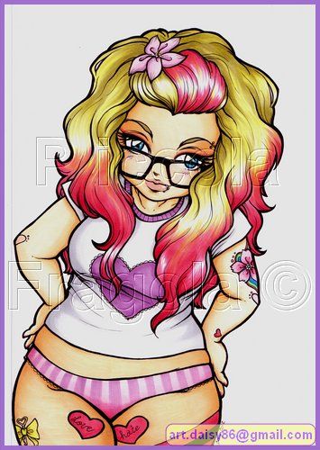 Curvy Girl Cartoon, Chubby Girl Art, Mermay Inspiration, Chubby Drawing Base, Nemo Wallpaper, Tattoo Party, Girl Outlines, Pin Up Girl Tattoo, Pin Up Drawings