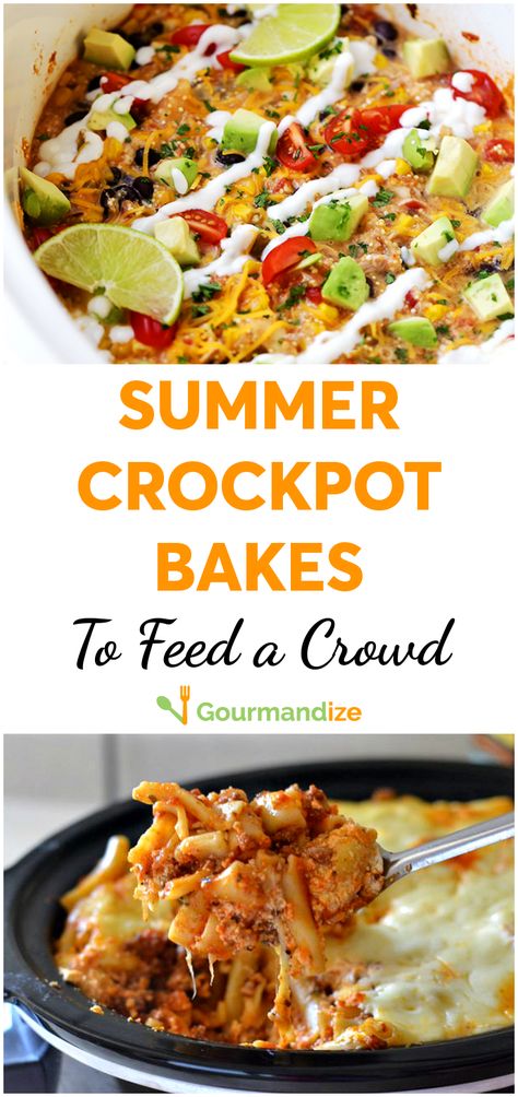 Crockpot Recipes For Cookout, Lunch For A Crowd Crock Pots, Picnic Crockpot Recipes, Summer Recipes To Feed A Crowd, Crockpot Meals For A Crowd Dinners, Crockpot Feed A Crowd, Crockpot Meal To Feed A Crowd, Summer Lunches For A Crowd, Crowd Crockpot Recipes