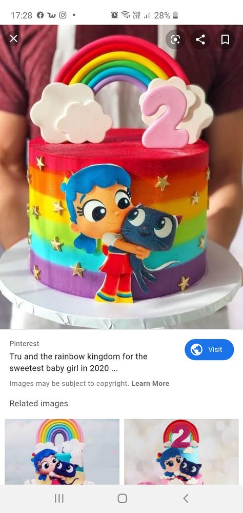 Rainbow Ruby Cake, Ruby Cake, Rainbow Ruby, Rainbow Kingdom, Birthday Pinata, Rainbow Party Decorations, 1st Birthday Party For Girls, Rainbow Birthday Party, Rainbow Birthday