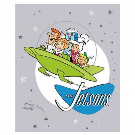 Hannah Barbera, The Jetsons, Cotton Crafts, Retro Cartoons, Fabric Panel, Panel Quilts, Cotton Quilting Fabric, Quilting Crafts, Up Girl