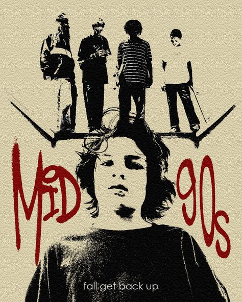 #mid90s #quemadito #A24 Mid 90s Wallpaper, Grunge Bedroom 90s, Mid 90s Poster, Posters Bedroom Wall, Room Decor 90s, Bedroom Y2k, Indie Posters, 90s Posters, Posters On Wall