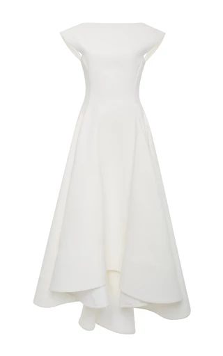 A Line Ball Gown, White Evening Dresses, White A Line Dress, Shape Dress, White Evening Gowns, White Ball Gowns, Pink Pleated Skirt, Famous Dress, Silhouette Dress